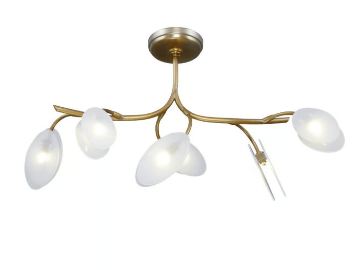 INVERNO 6 - LED handmade brass ceiling lamp _ Patinas Lighting